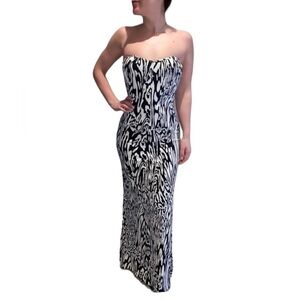 Jovani Evening Gown Black/White